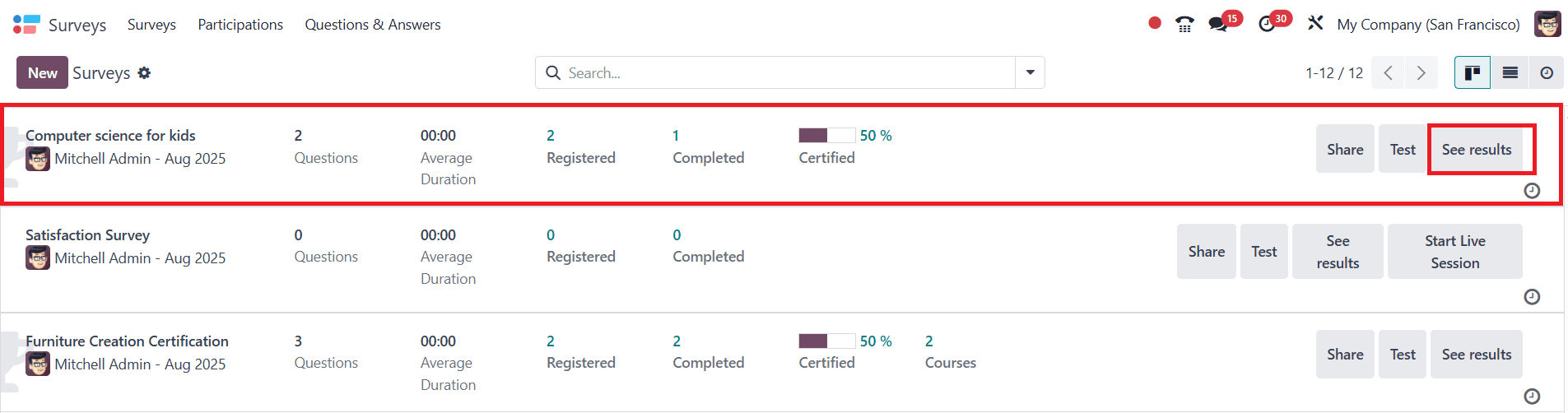 How to Configure Certification Exams with Odoo 18’s Survey Tool-cybrosys