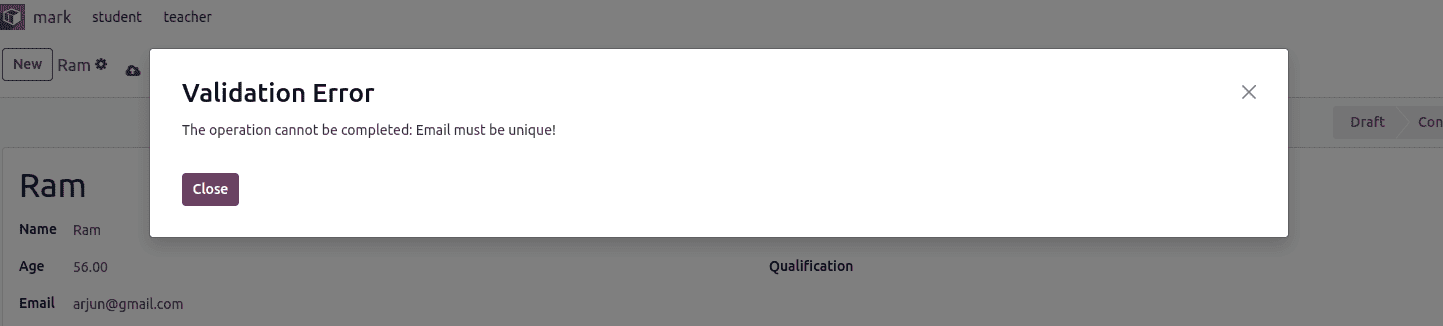 How to Configure Constraints in Odoo 19-cybrosys