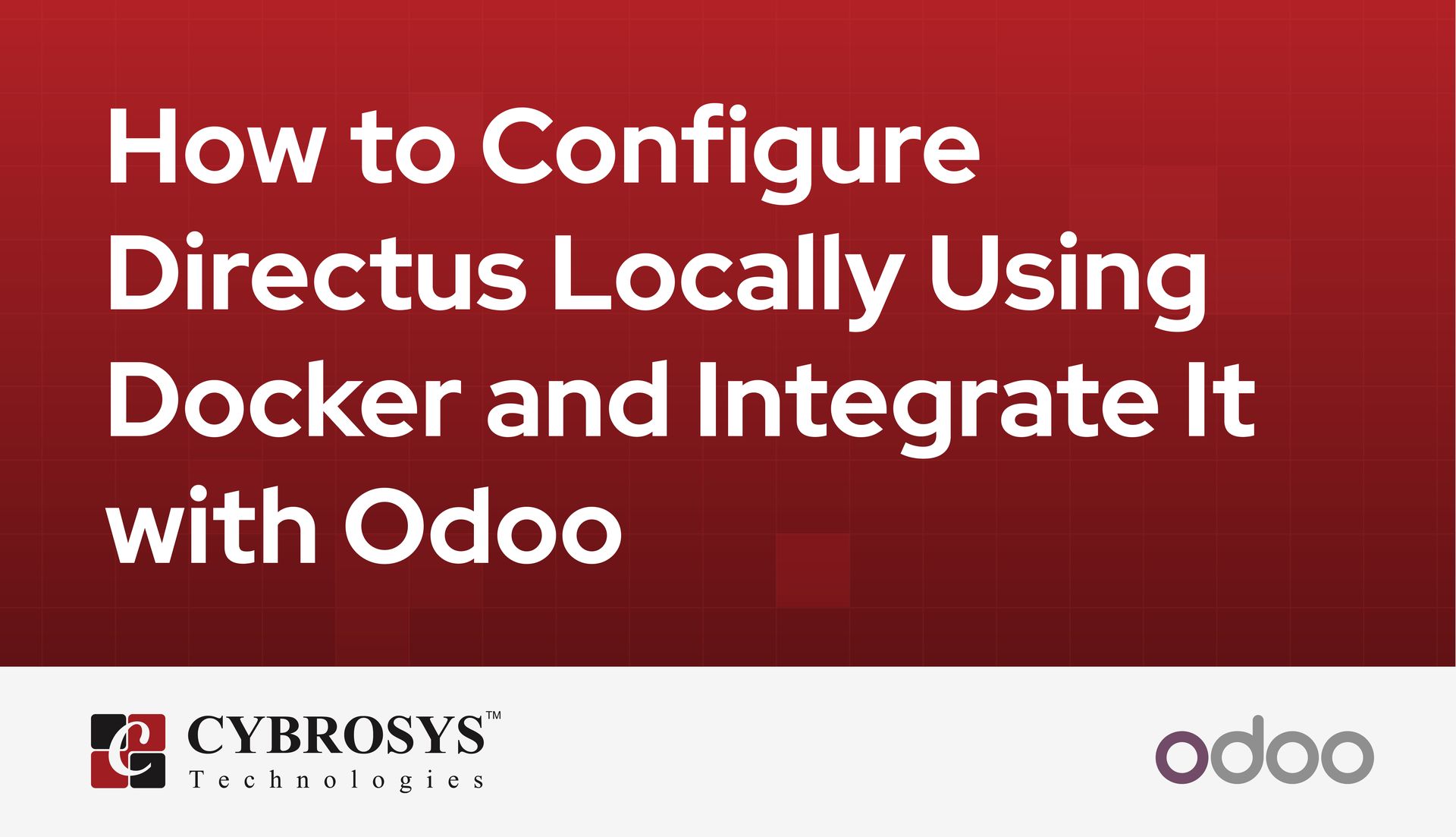 How to Configure Directus Locally Using Docker and Integrate It with Odoo