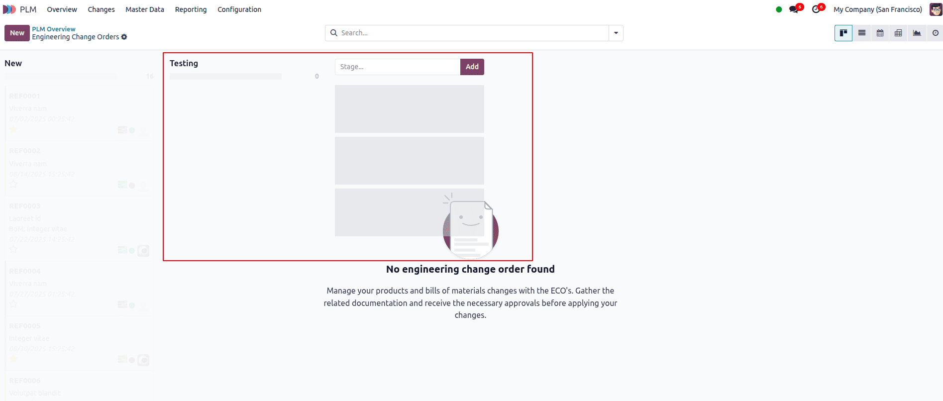 How to Configure ECO Types and ECO Stages in Odoo 18-cybrosys