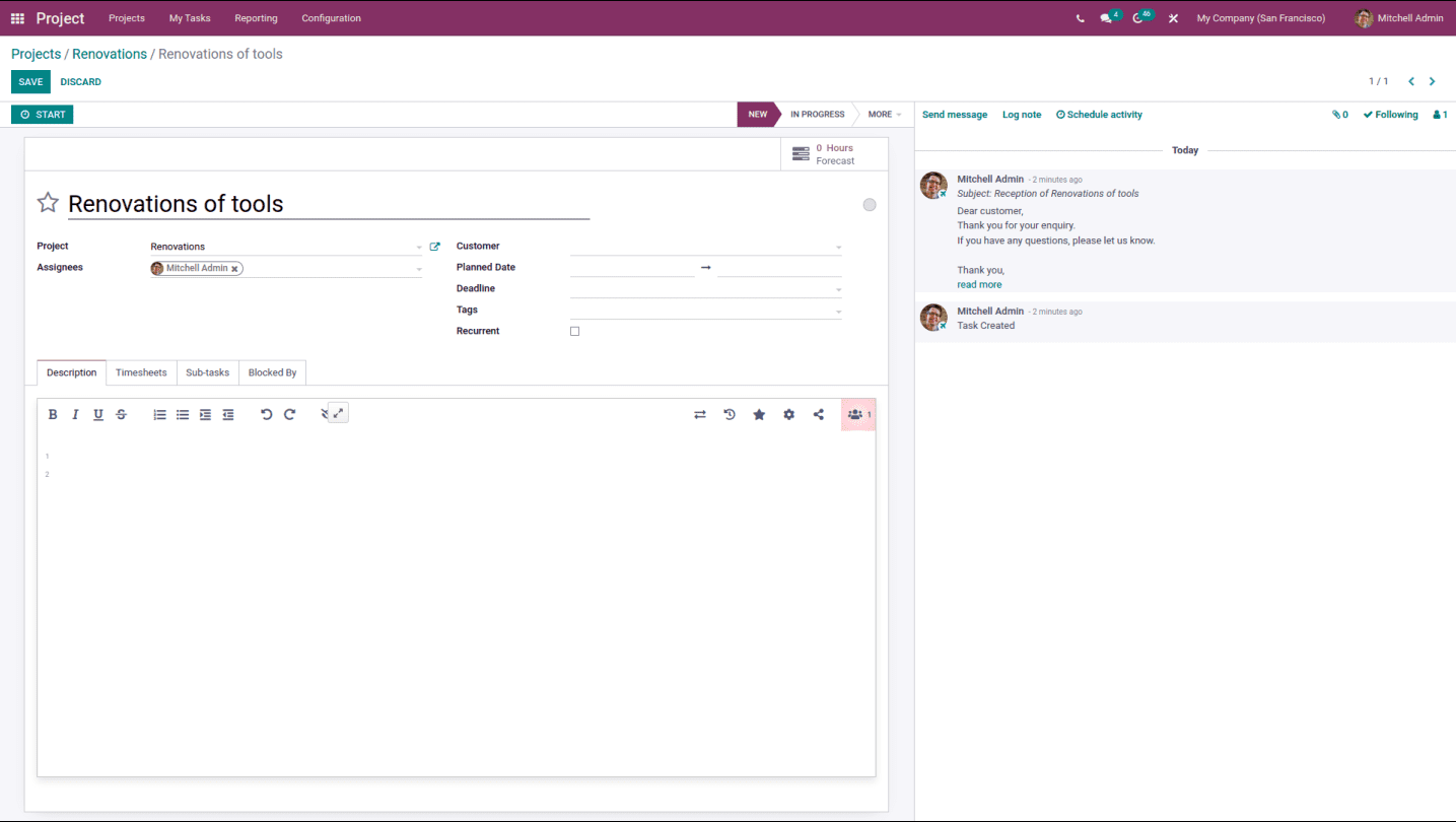 How to Configure Ether Pad & Collaborative Pad in Odoo 15-cybrosys