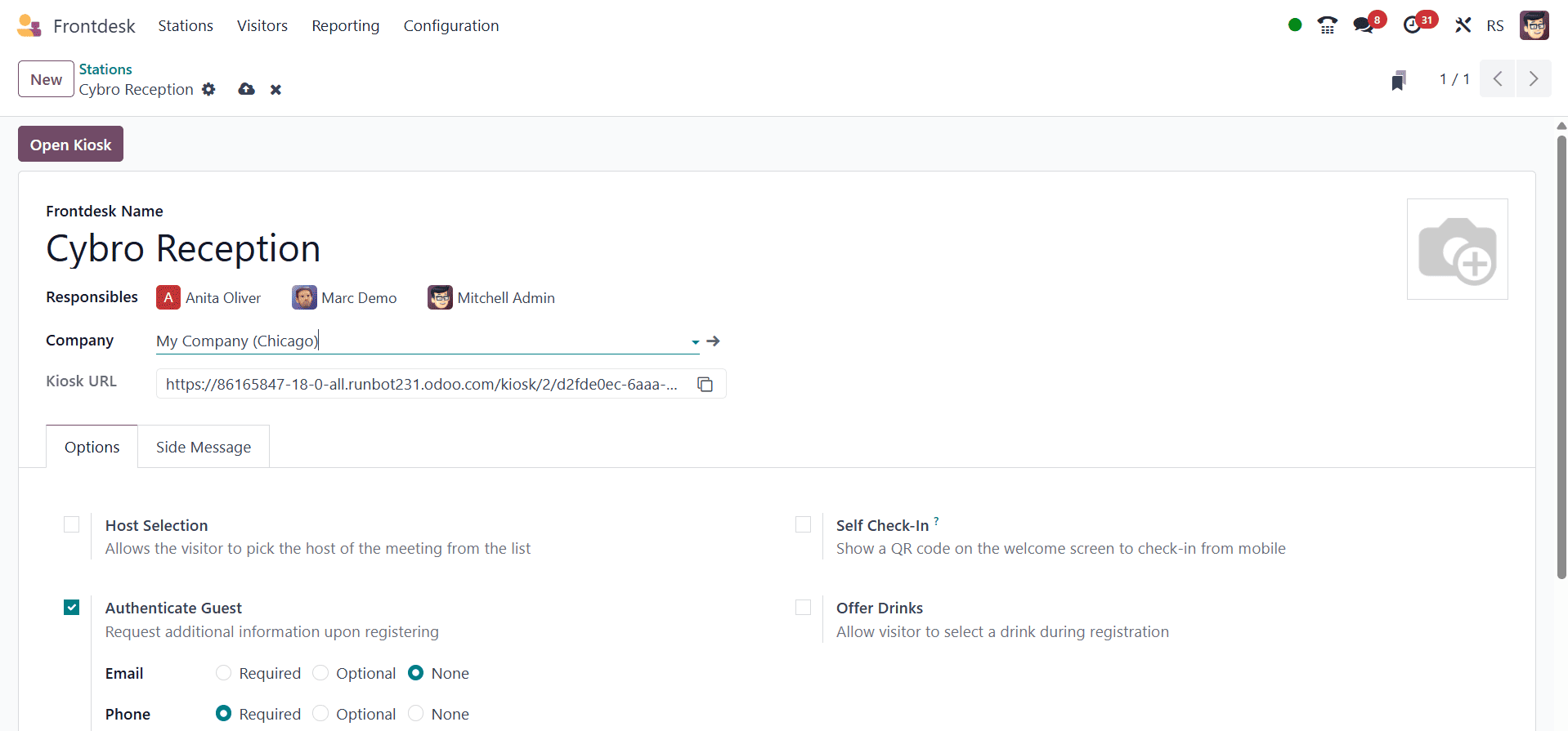 How to Configure Front Desk in Odoo 18 Front Desk-cybrosys
