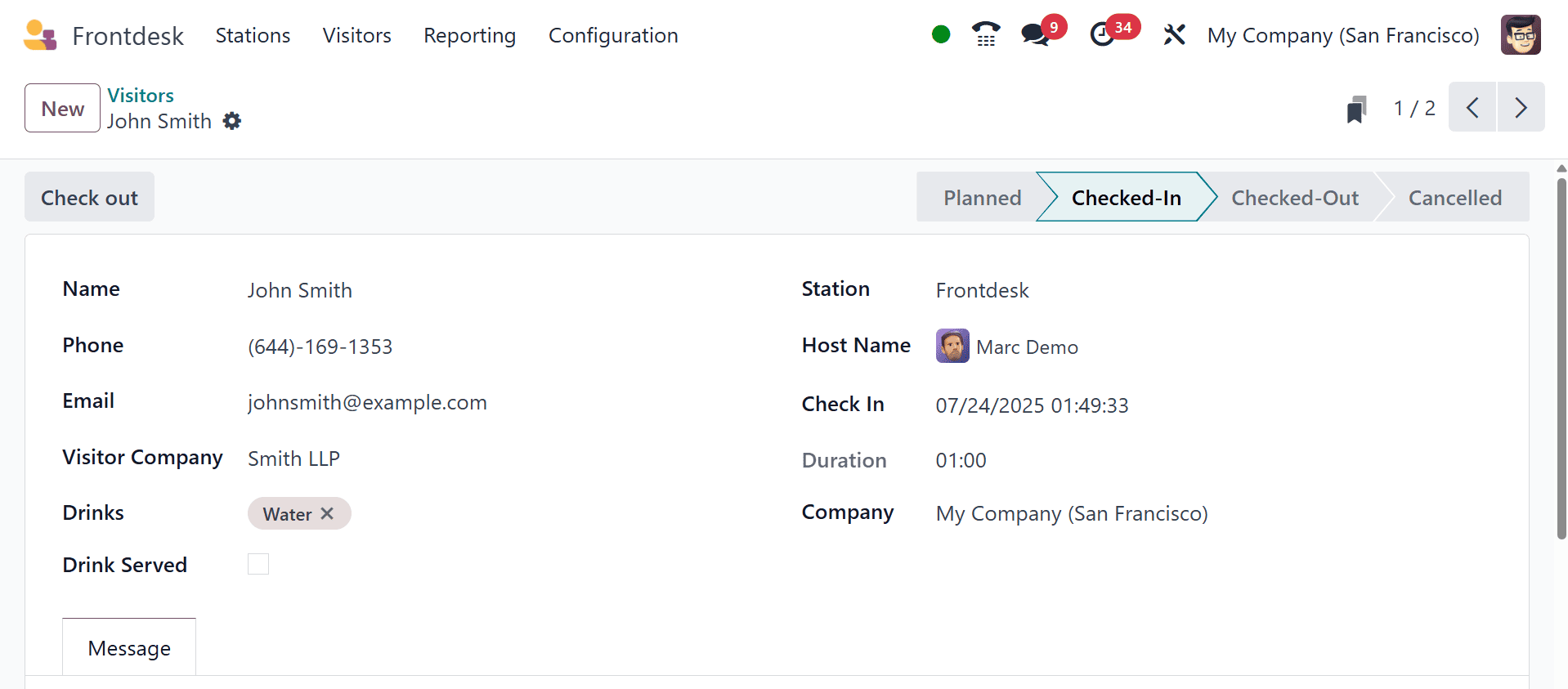 How to Configure Front Desk in Odoo 18 Front Desk-cybrosys