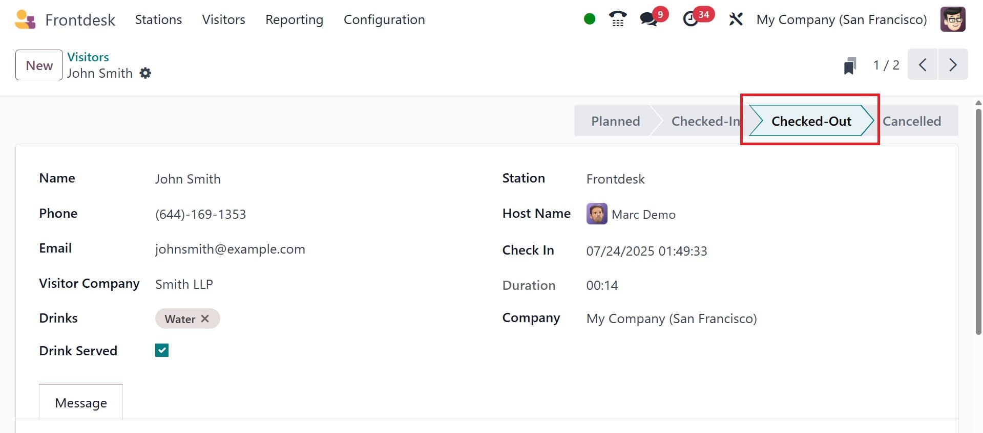 How to Configure Front Desk in Odoo 18 Front Desk-cybrosys