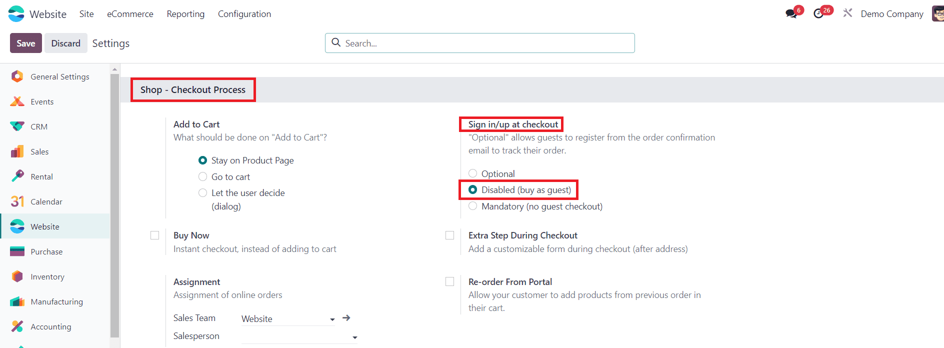 How to Configure Guest Check-in & Check-out Options in Odoo 17 Website-cybrosys