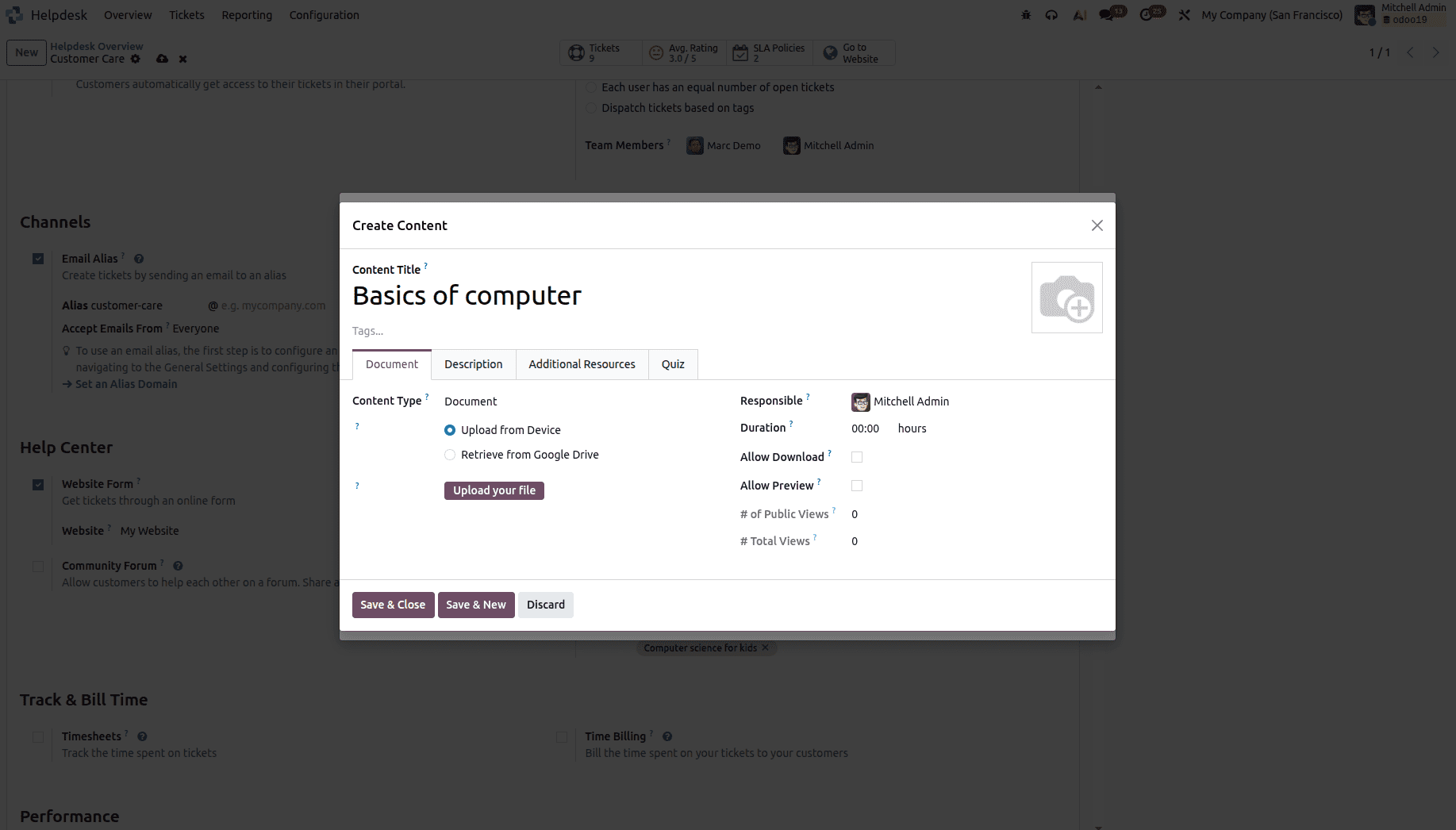 How to Configure Helpdesk for E-learning Course in Odoo 19-cybrosys
