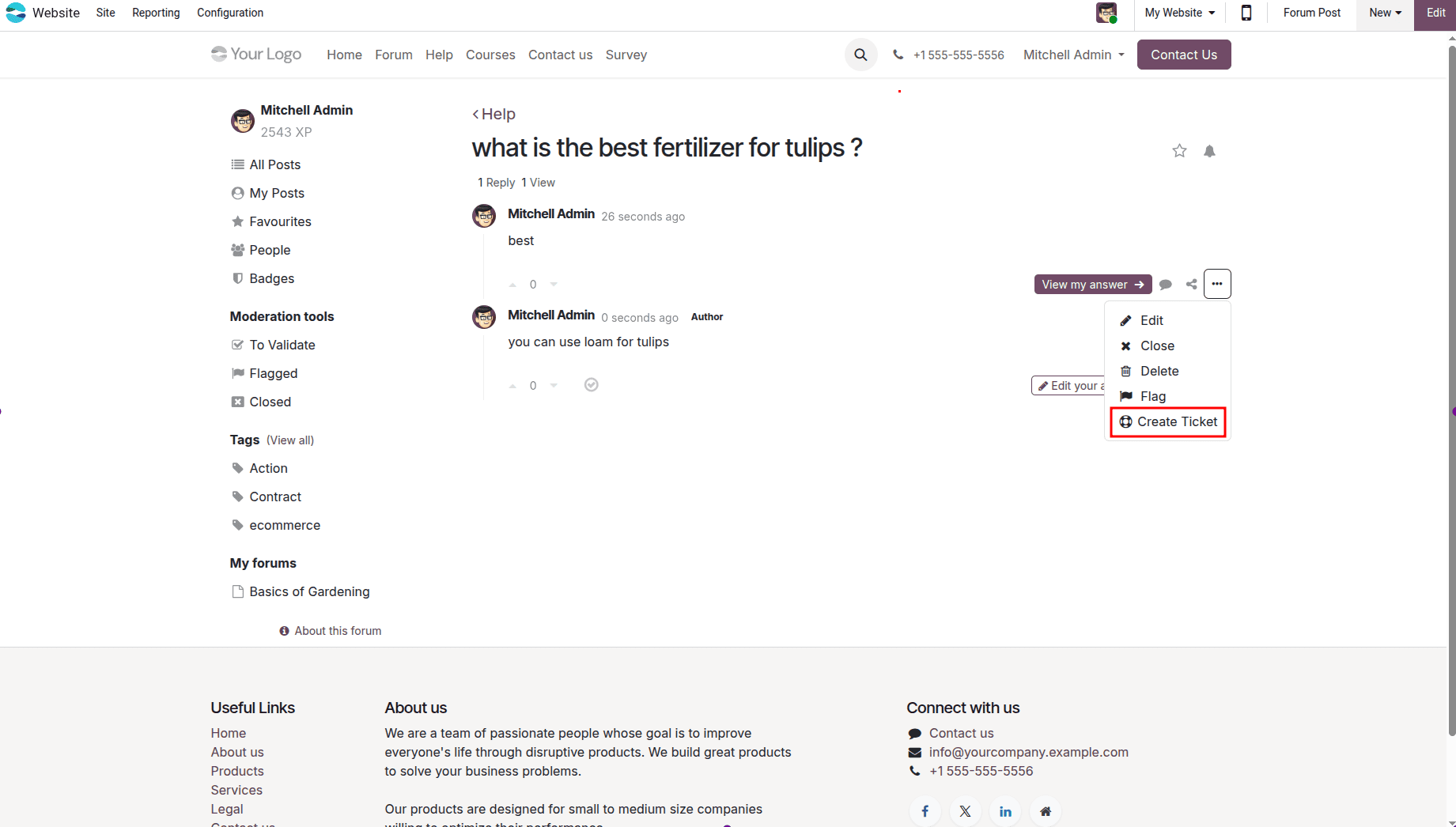 How to Configure Helpdesk for E-learning Course in Odoo 19-cybrosys