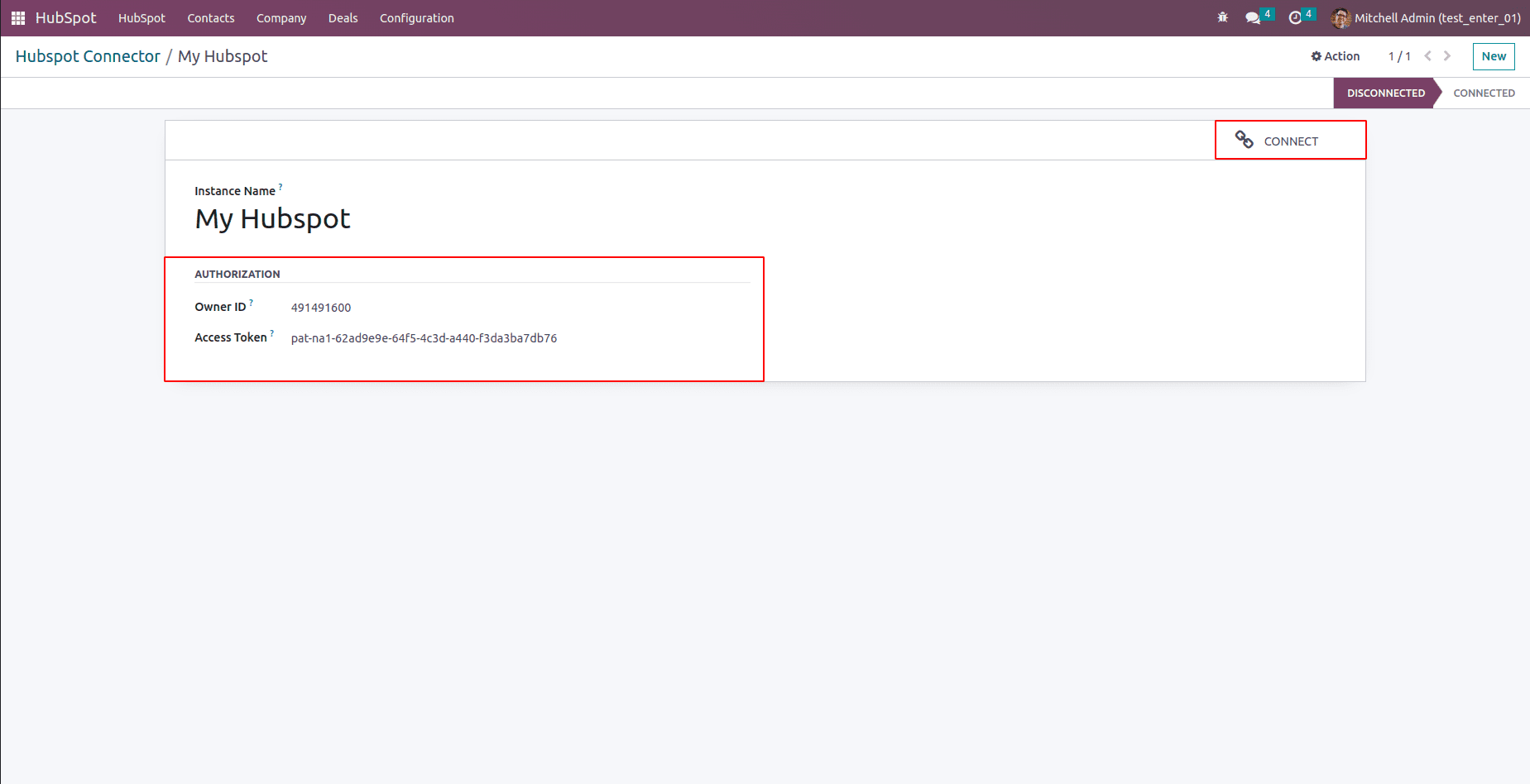 How to Configure Hubspot Odoo Connector in Odoo 16-cybrosys