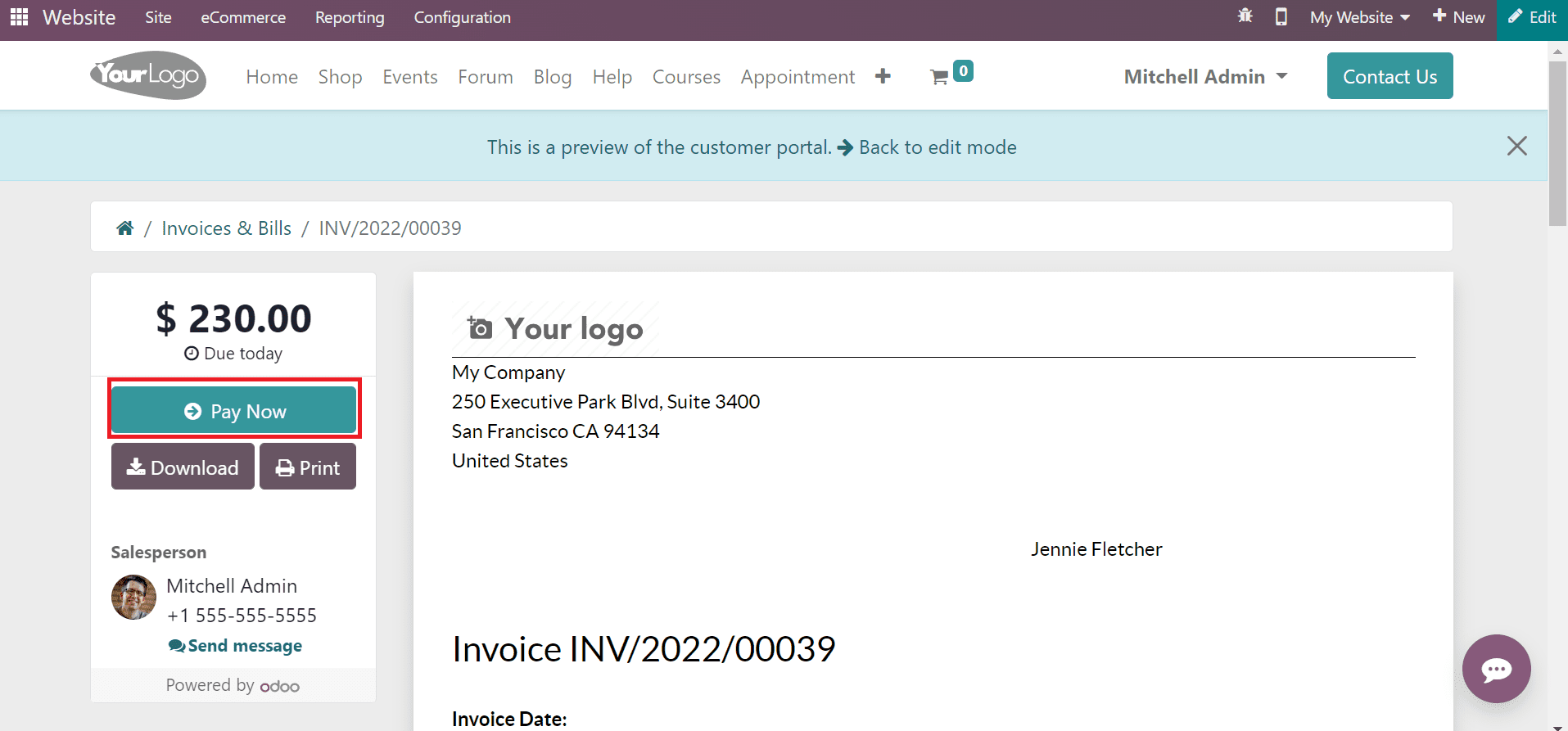 How to Configure Invoice Online Payment in the Odoo 16 Accounting?-cybrosys