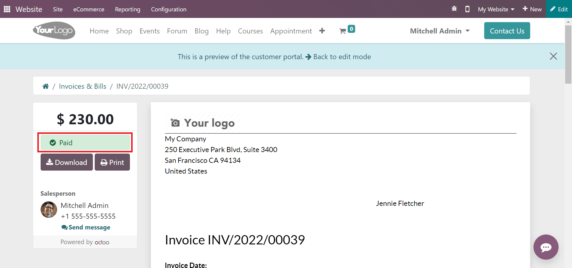 How to Configure Invoice Online Payment in the Odoo 16 Accounting?-cybrosys