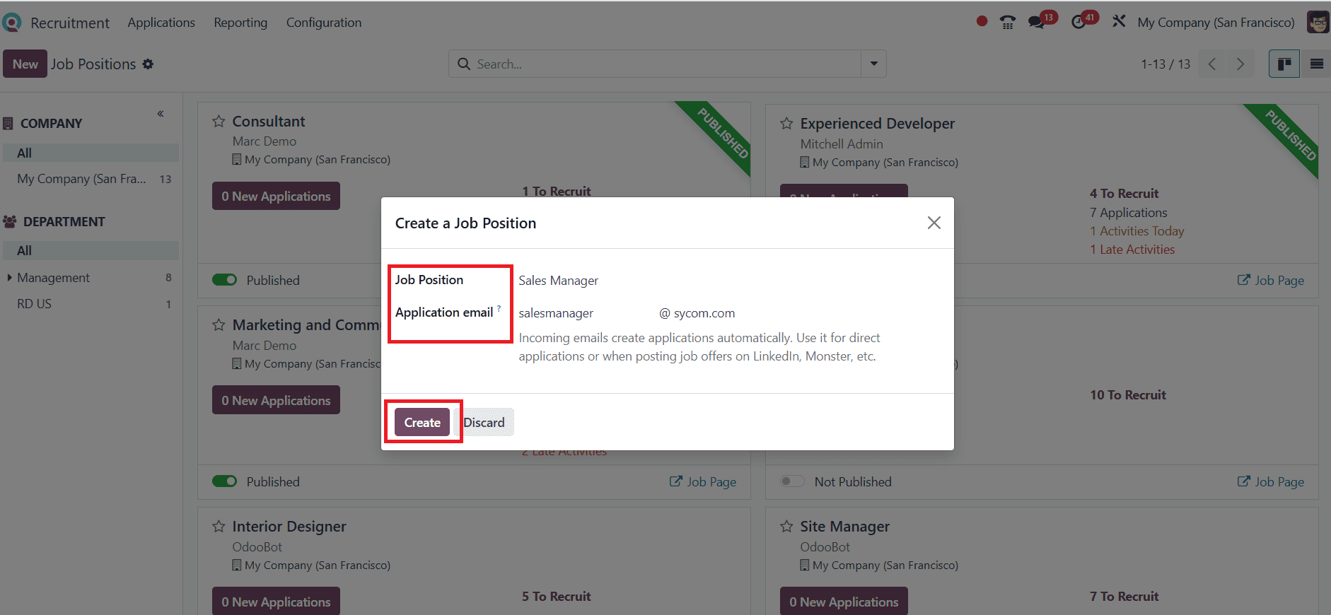 How to Configure Job Positions in Odoo 18-cybrosys