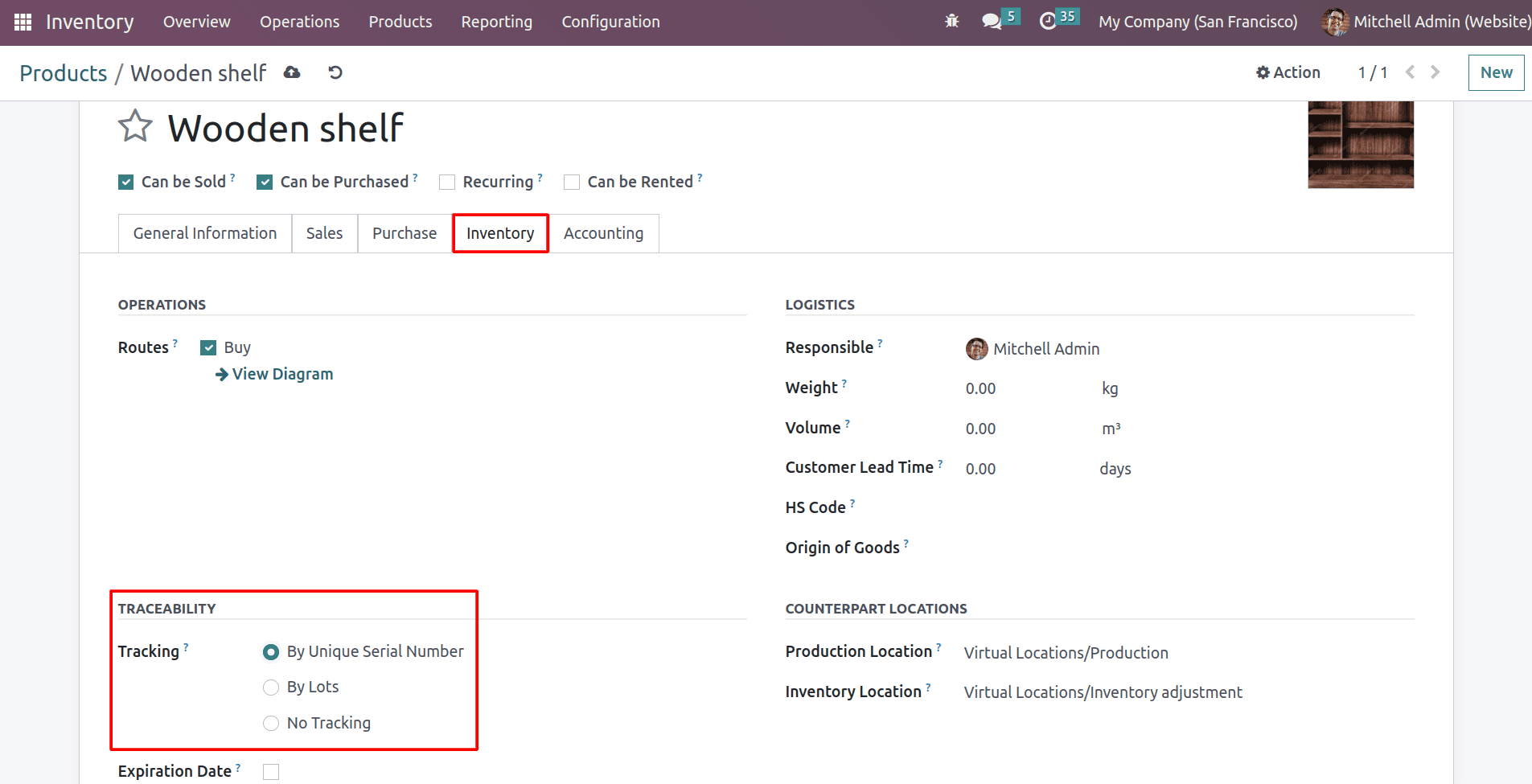 How to Configure Lots/Serial Numbers & Product Traceability in Odoo 16-cybrosys