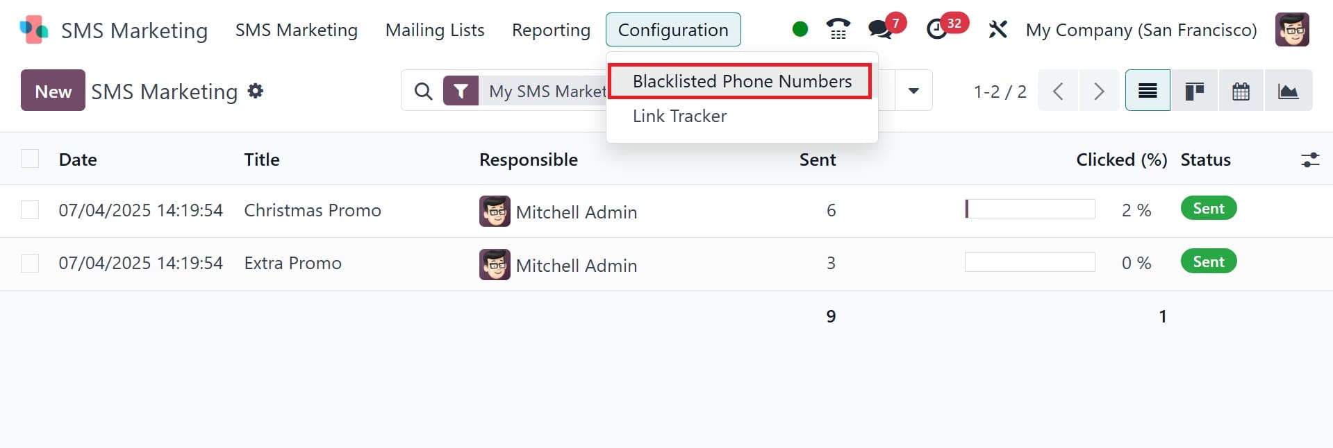 How to Configure Mailing Lists and Mailing Contacts in Odoo 18 Email Marketing-cybrosys