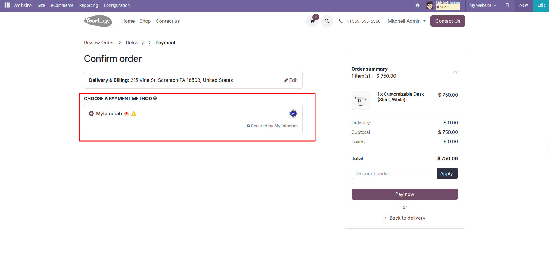 How to Configure MyFatoorah Payment Gateway in Odoo 18-cybrosys