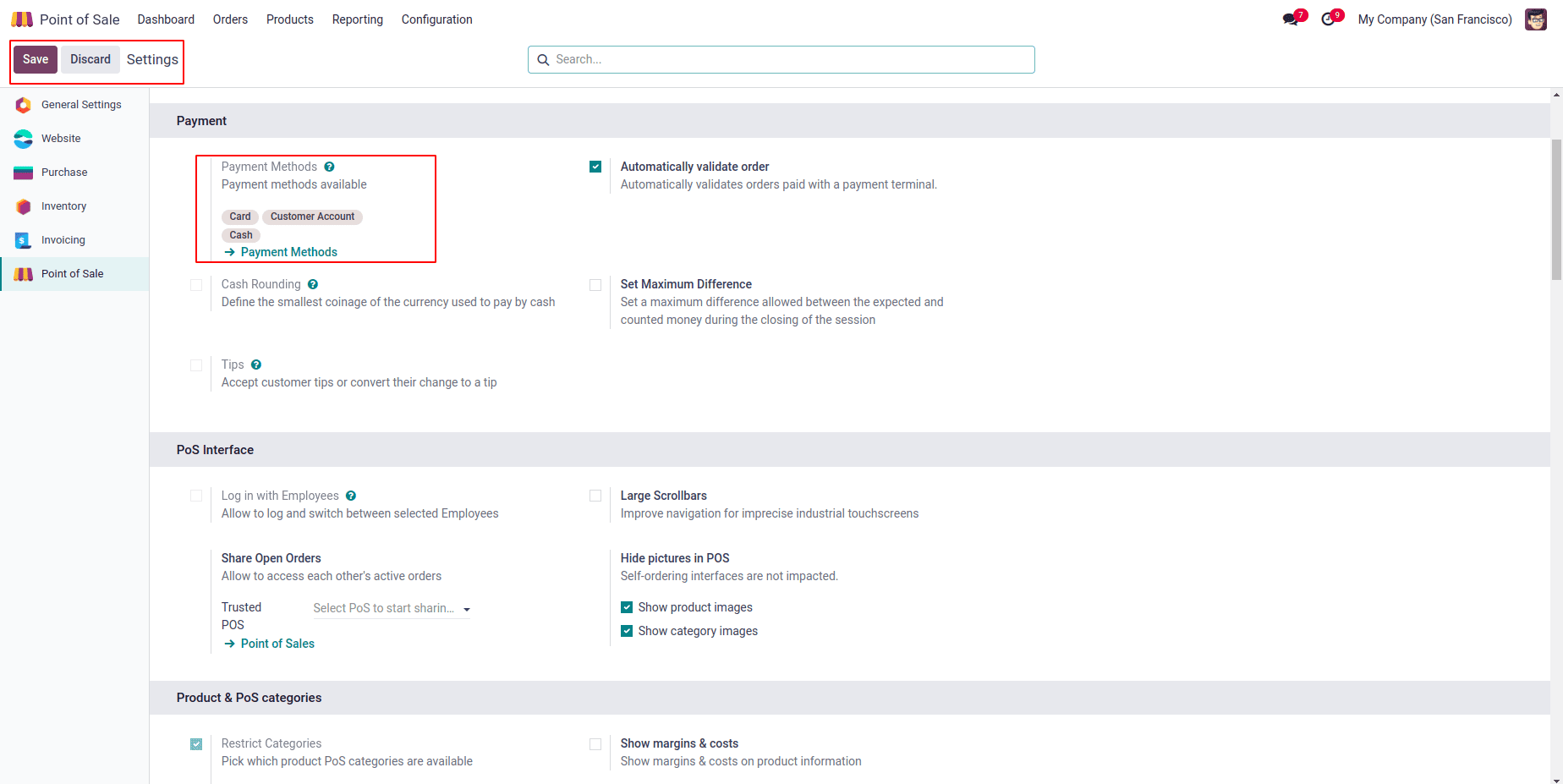 How to Configure Payment Methods for Odoo 18 POS-cybrosys