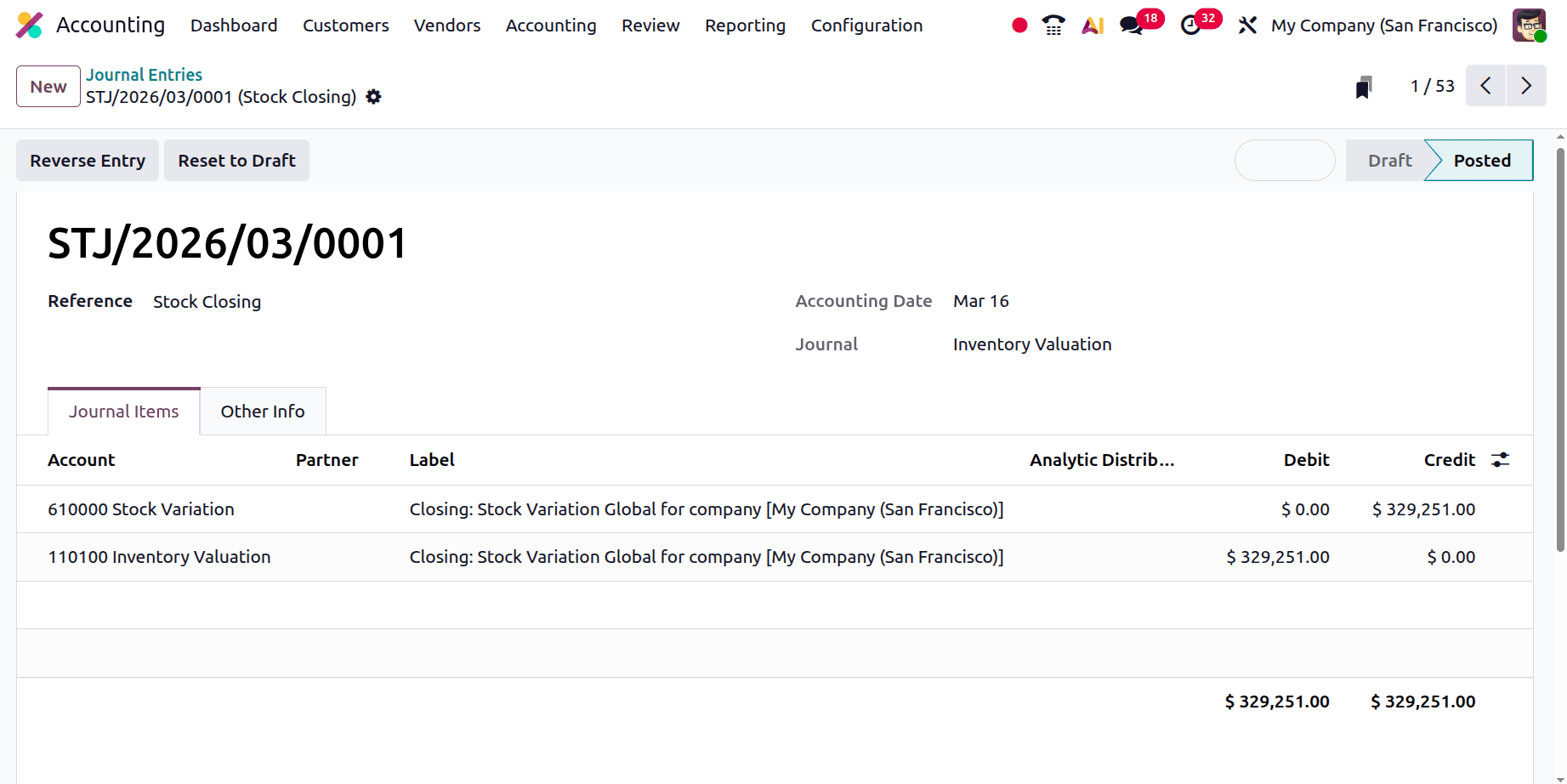 How to Configure Perpetual Inventory Valuation in Odoo 19 Accounting-cybrosys