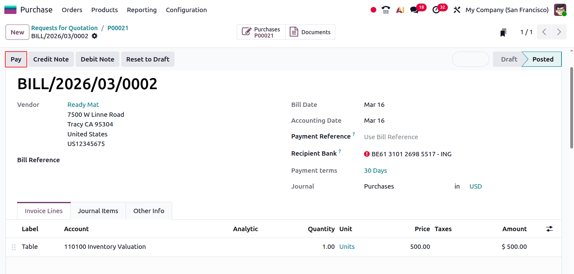 How to Configure Perpetual Inventory Valuation in Odoo 19 Accounting-cybrosys