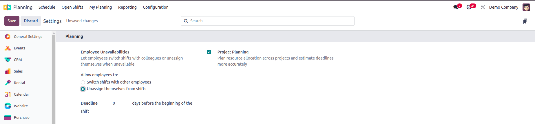 How to Configure Planning Resources & Roles in Odoo 18-cybrosys