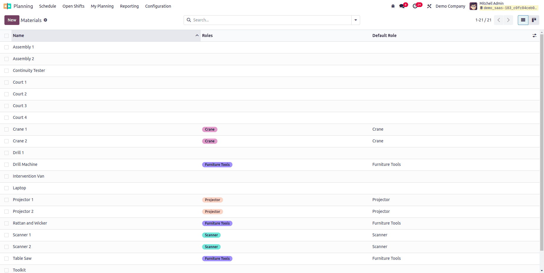 How to Configure Planning Resources & Roles in Odoo 18-cybrosys