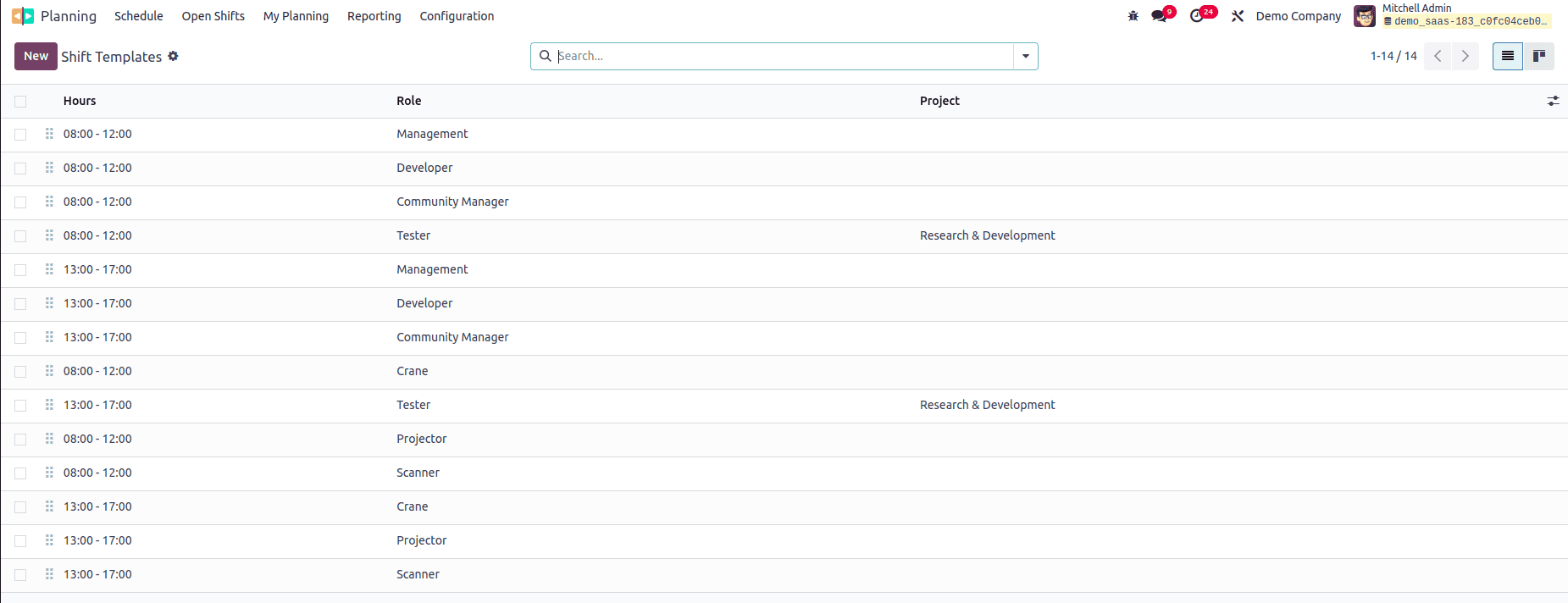 How to Configure Planning Resources & Roles in Odoo 18-cybrosys