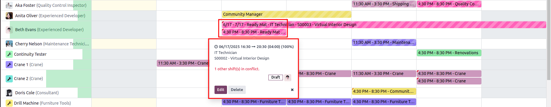 How to Configure Planning Resources & Roles in Odoo 18-cybrosys