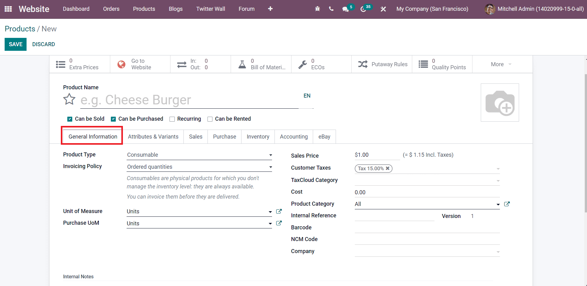 how-to-configure-products-for-ecommerce-with-odoo-website-cybrosys