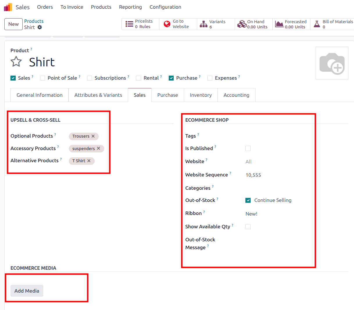 How to Configure Products for Seamless Sales in Odoo 18 Website-cybrosys