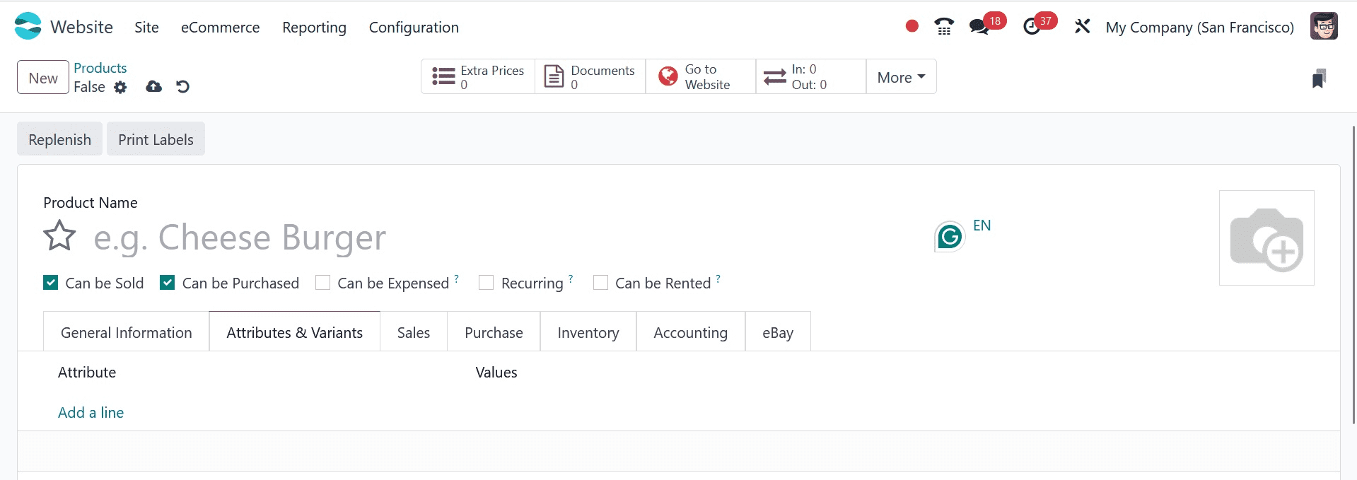 How to Configure Products in Odoo 17 Website-cybrosys