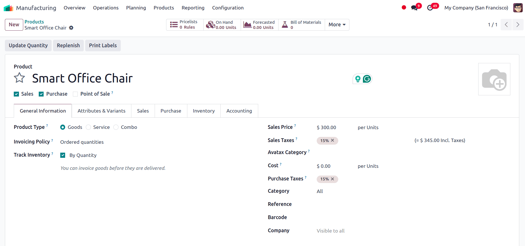 How to Configure Products to Manufacture in Odoo 18-cybrosys
