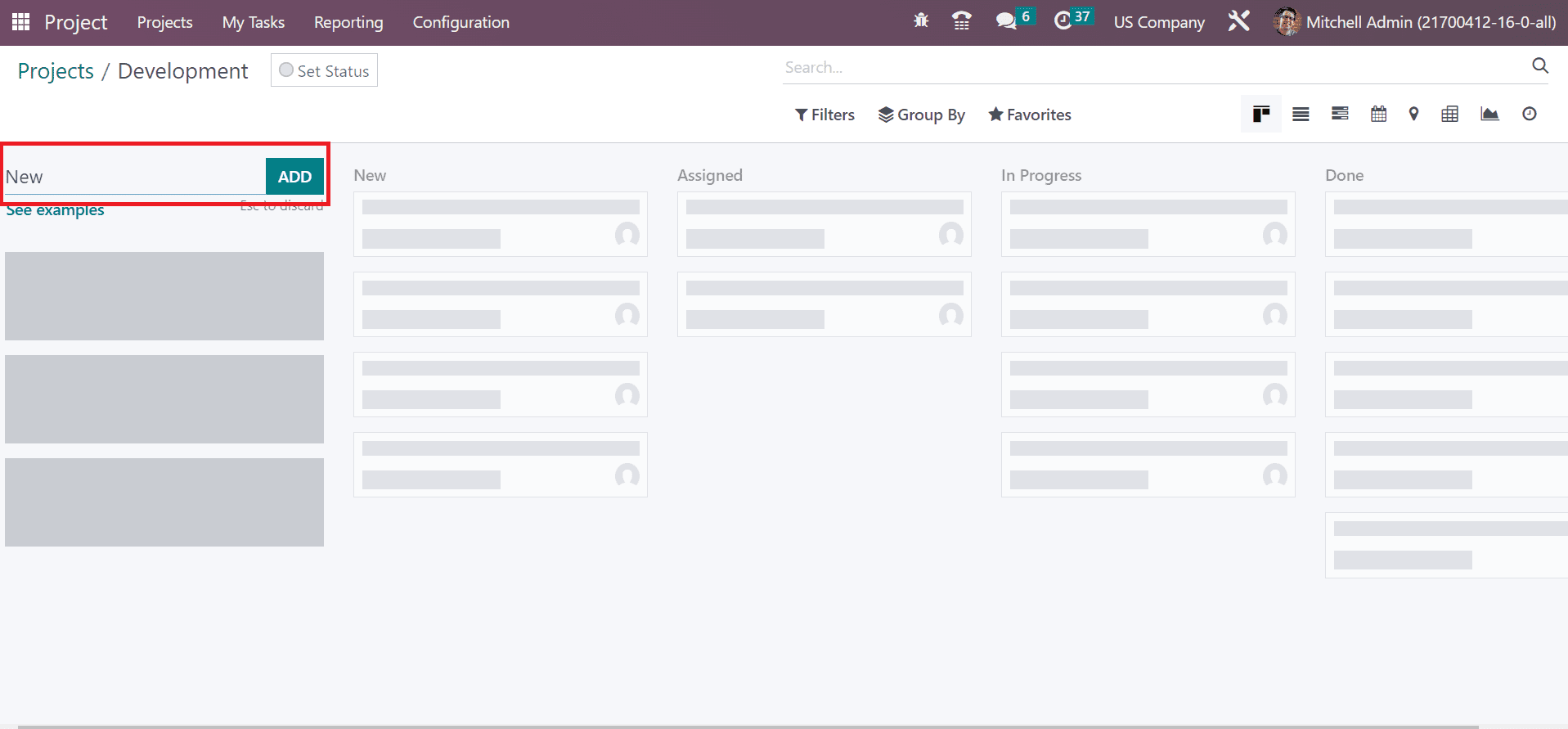 How to Configure Projects in a Usa Company Using Odoo 16?