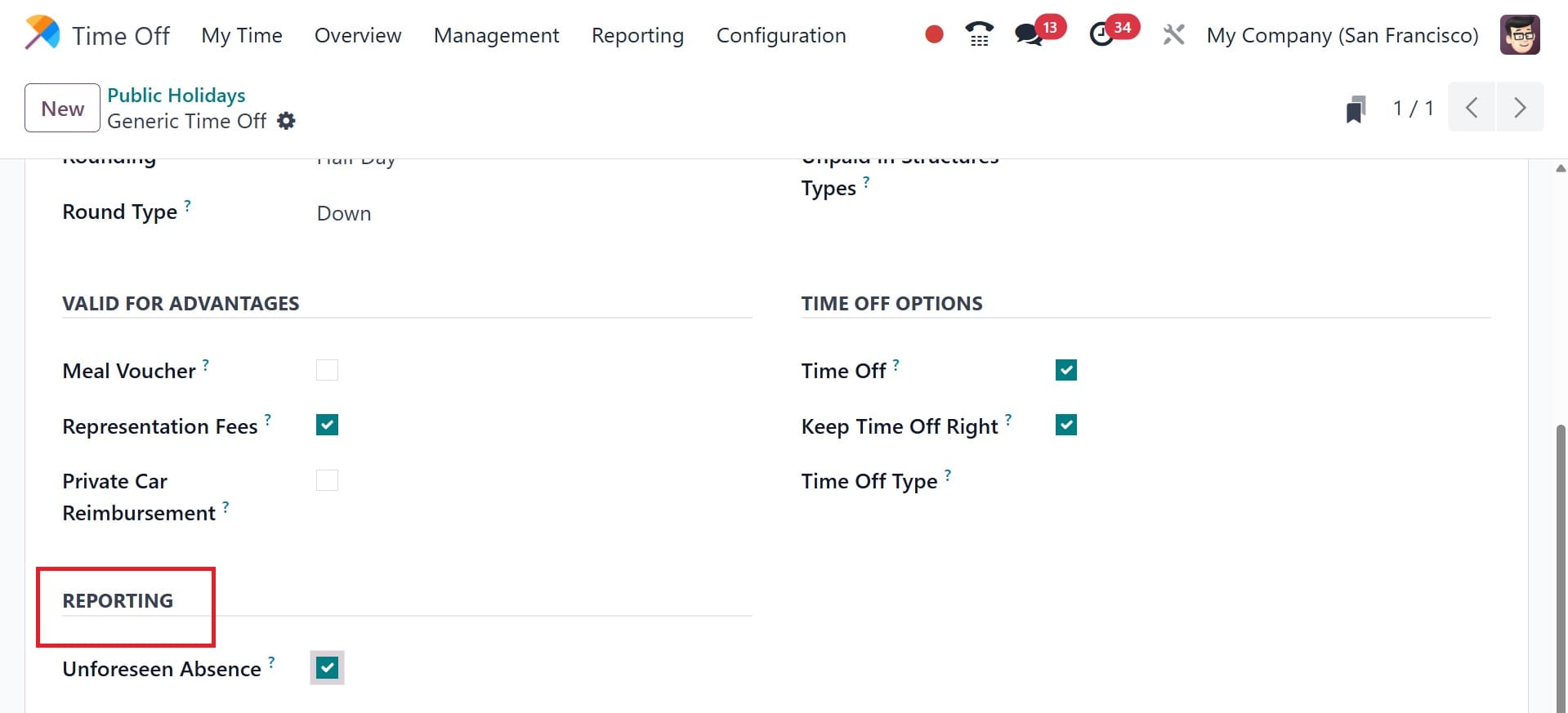 How to Configure Public Holidays and Mandatory days in Odoo 18 TimeOff-cybrosys