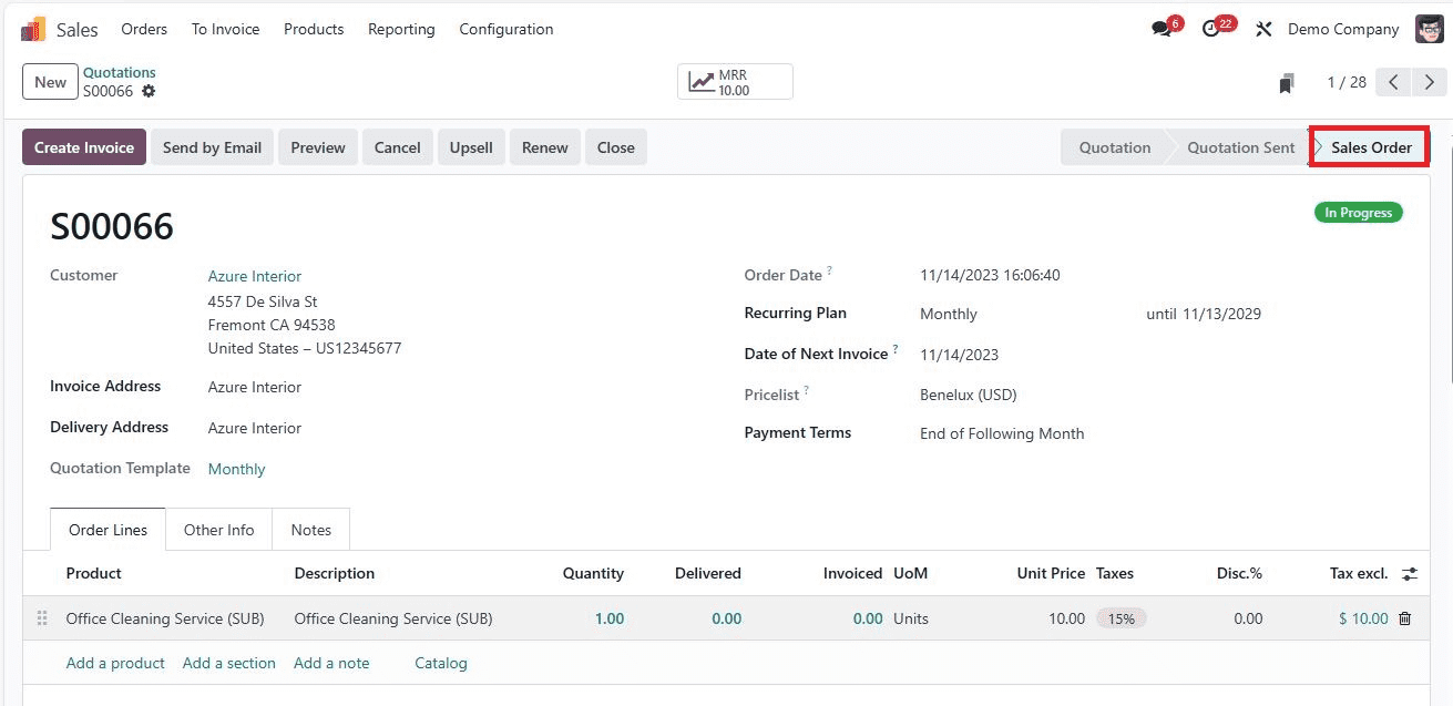 How to Configure Quotation Layout in Odoo 17-cybrosys