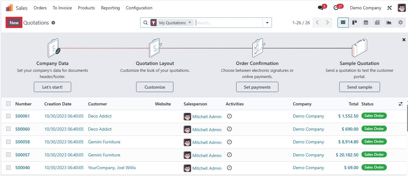 How to Configure Quotation Layout in Odoo 17-cybrosys