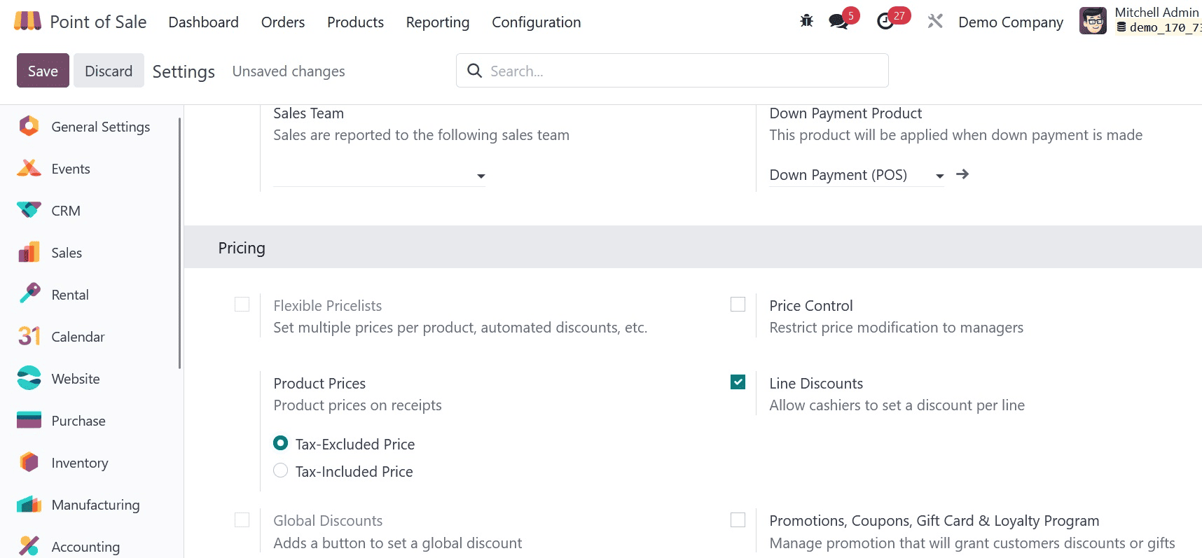 How to Configure, Regulate & Restrict Price Modifications in Odoo 17 POS-cybrosys