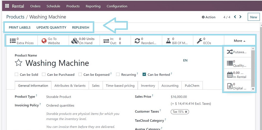 How to Configure Rental Products & Rental Periods with Odoo 16-cybrosys