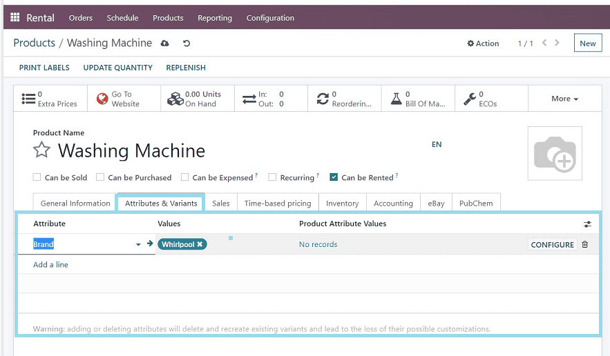 How to Configure Rental Products & Rental Periods with Odoo 16-cybrosys