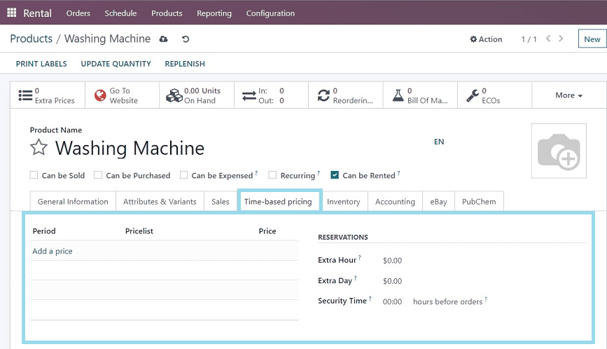 How to Configure Rental Products & Rental Periods with Odoo 16-cybrosys