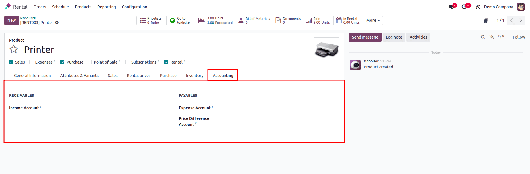 How to Configure Rental Products & Periods in Odoo 18-cybrosys
