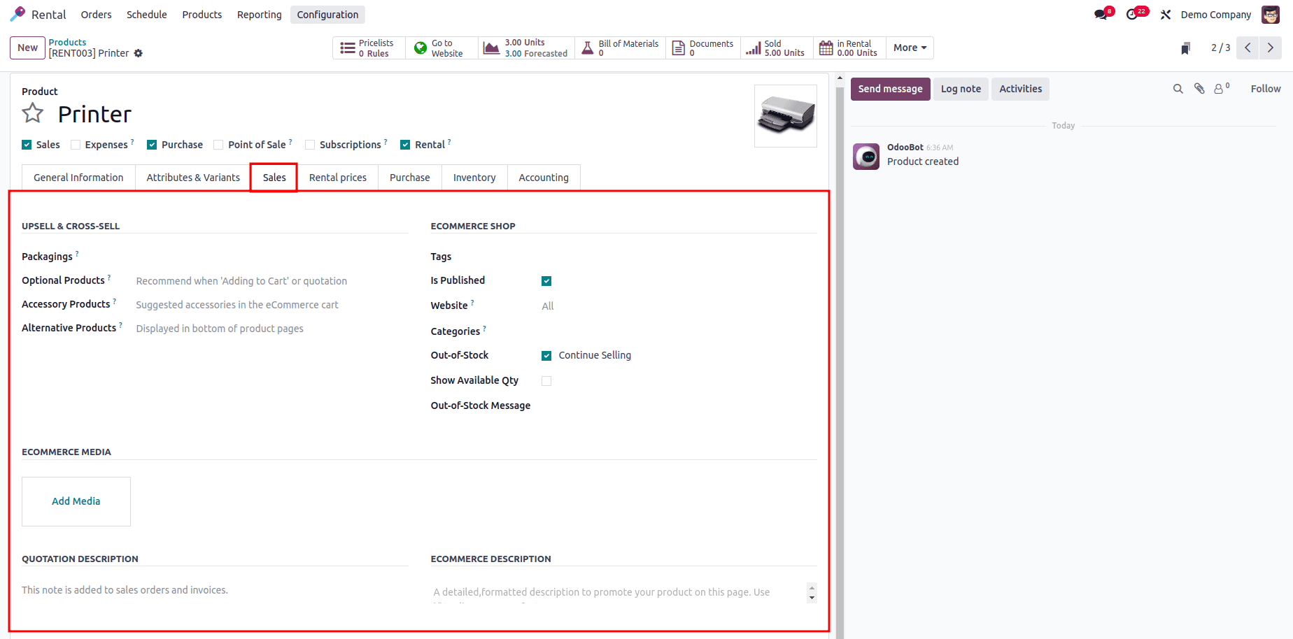 How to Configure Rental Products & Periods in Odoo 18-cybrosys