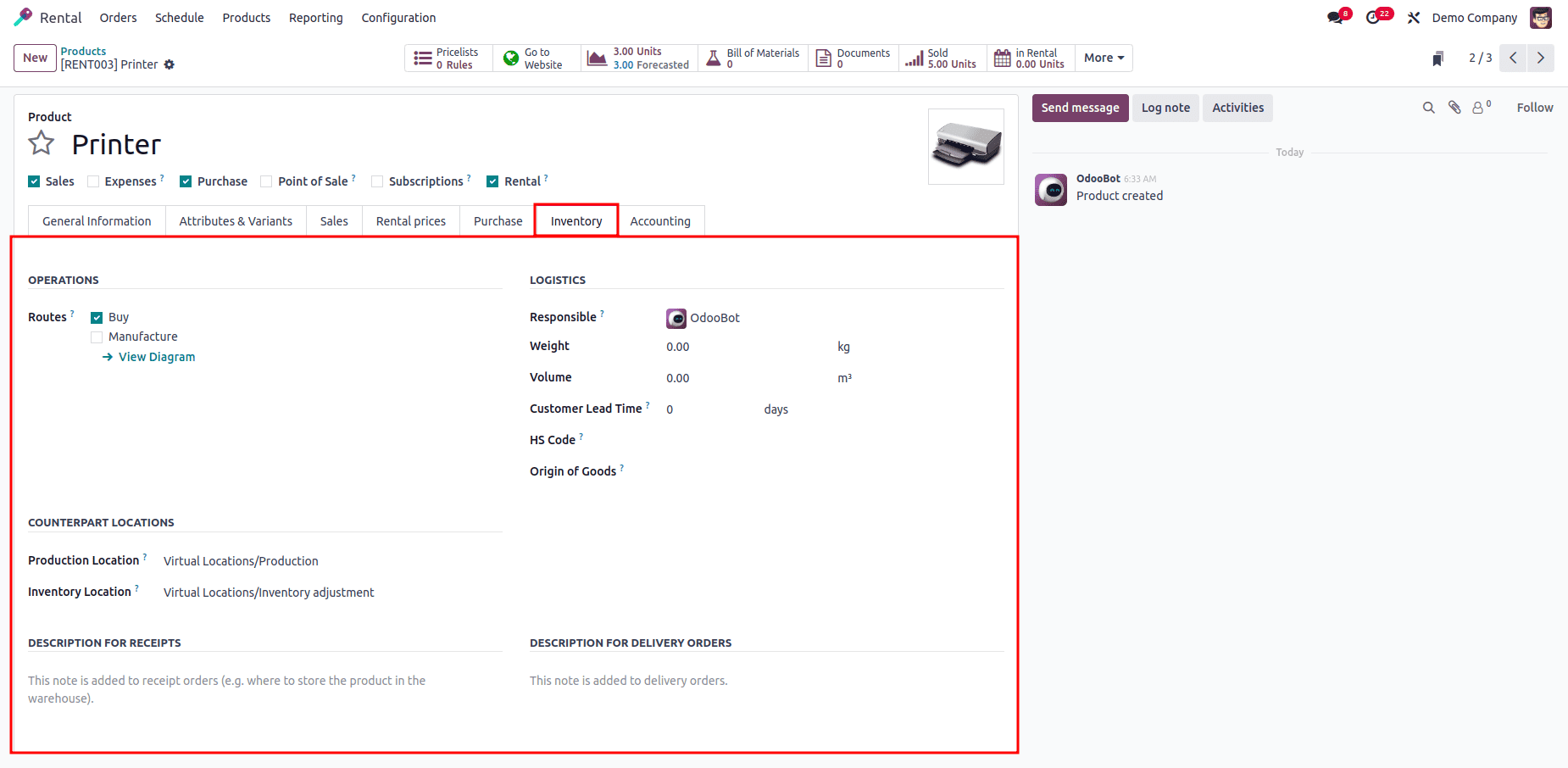 How to Configure Rental Products & Periods in Odoo 18-cybrosys