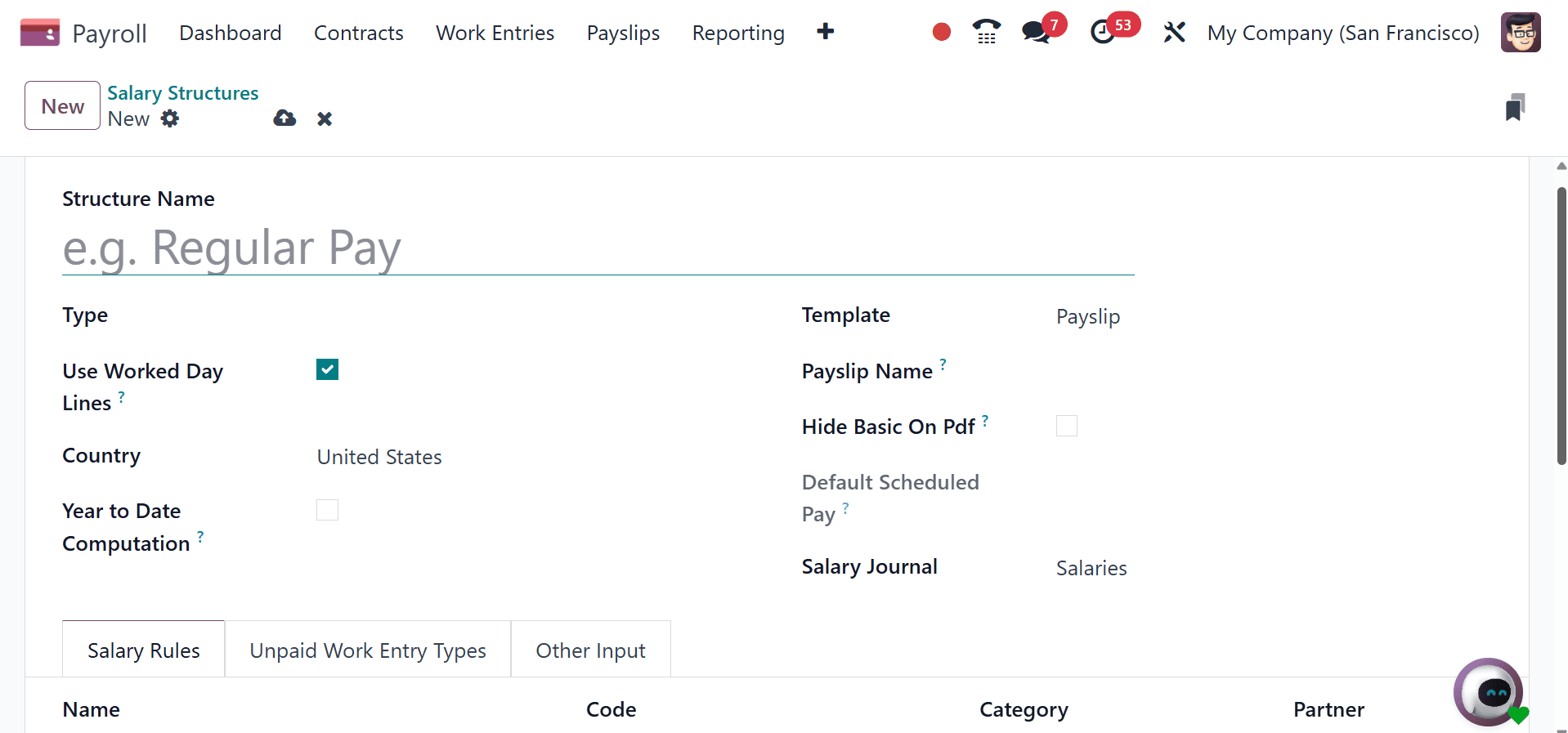 How to Configure Salary Structure & Salary Rules in Odoo 18-cybrosys
