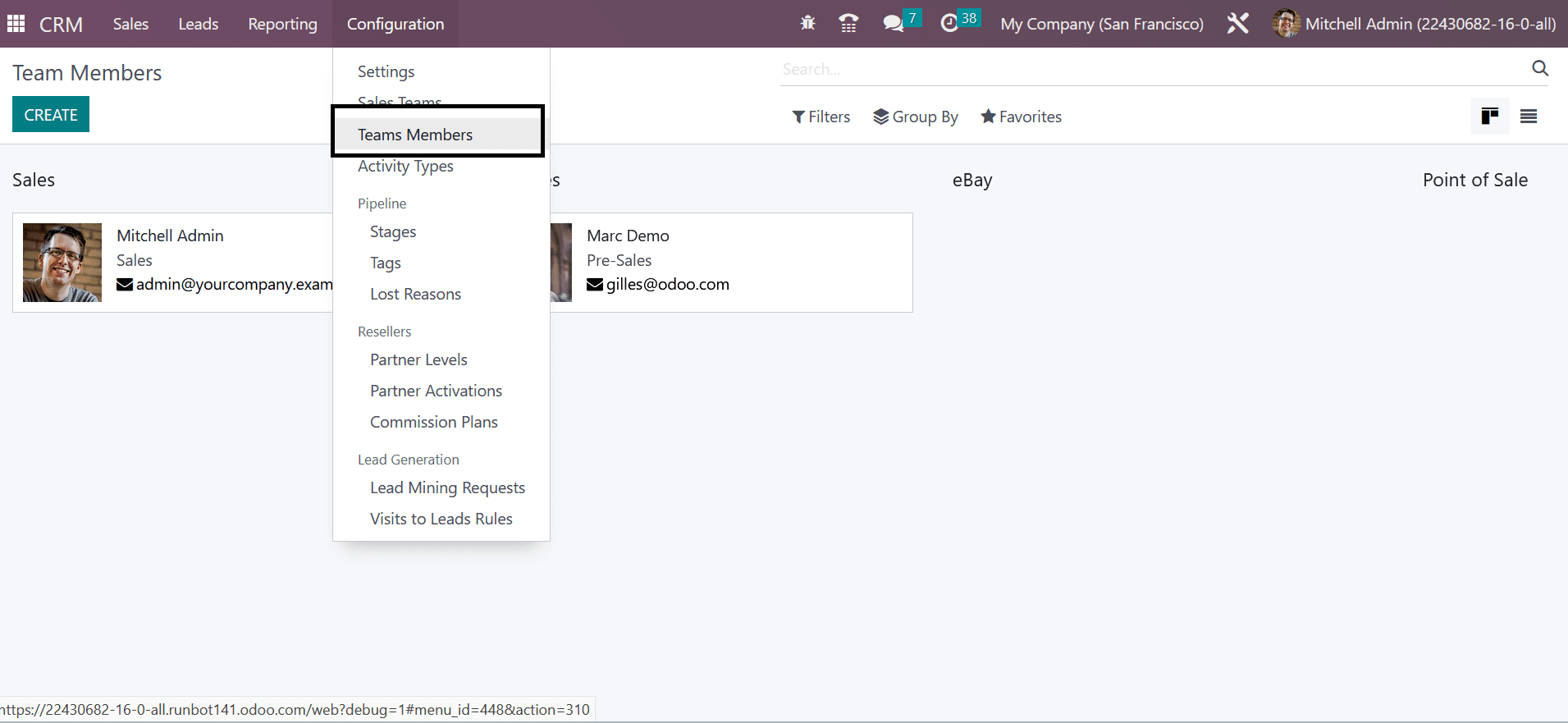 How to Configure Sales Team in Odoo 16 CRM-cybrosys