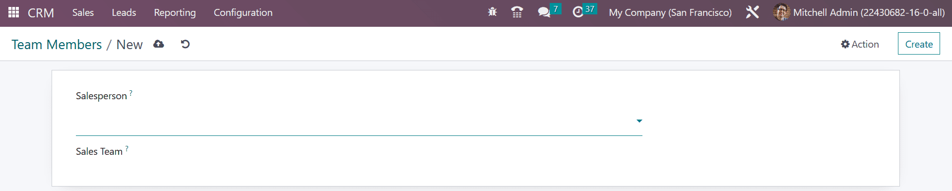 How to Configure Sales Team in Odoo 16 CRM-cybrosys