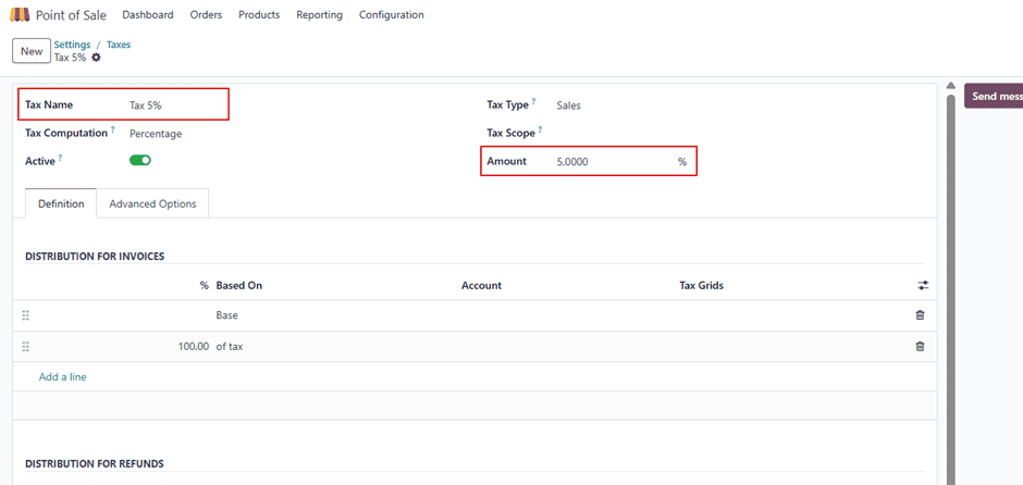 How to Configure Taxes in Odoo 18 Point of Sale-cybrosys