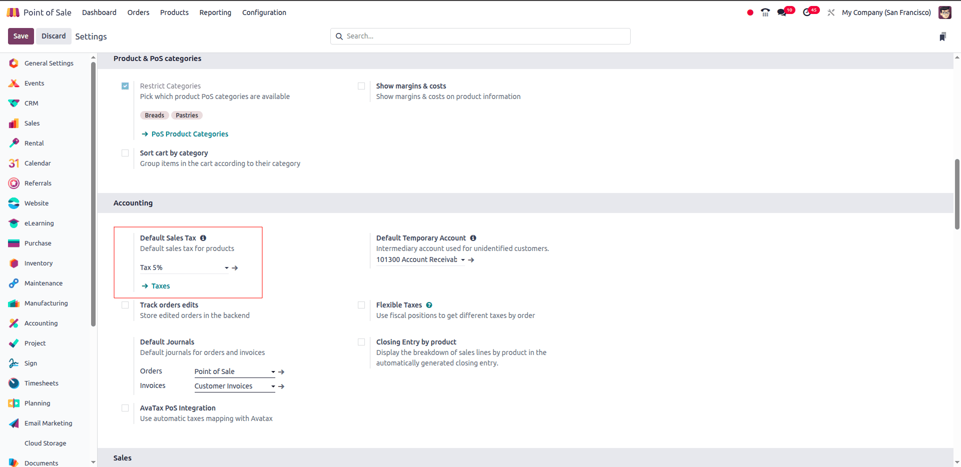 How to Configure Taxes in Odoo 18 Point of Sale-cybrosys