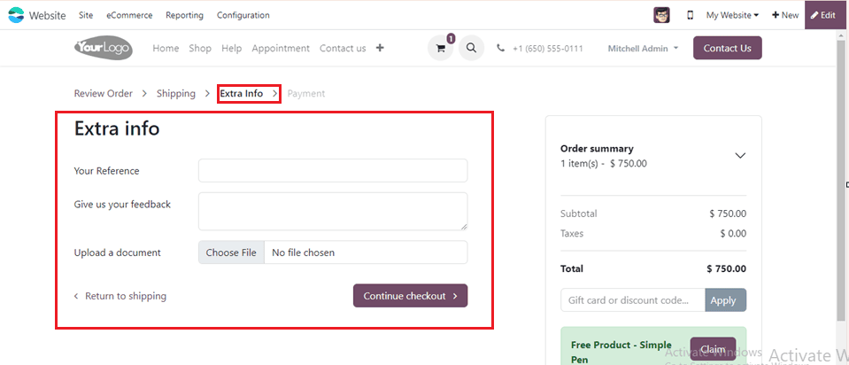 How to Configure the Checkout Process of Guests in Odoo 17 Website App-cybrosys