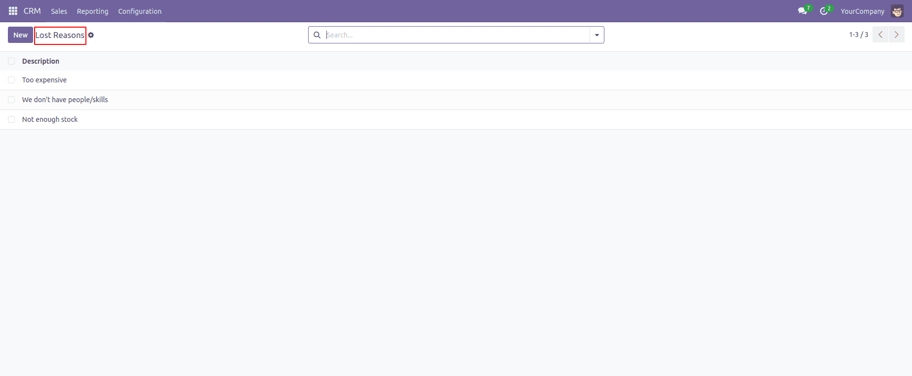 How to Configure the Lost Reason in Odoo 18 CRM-cybrosys