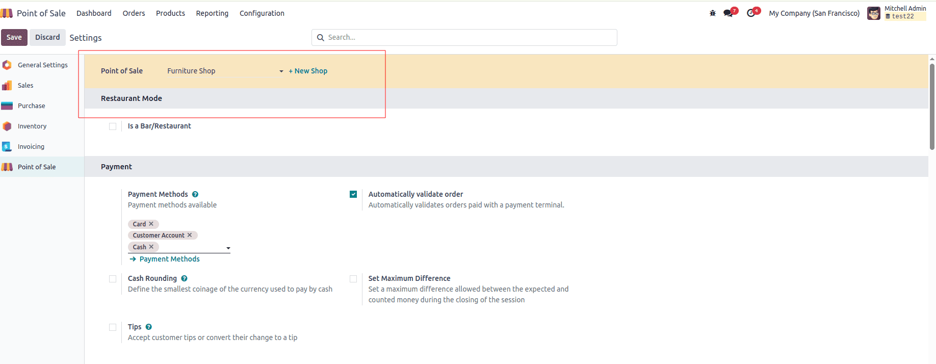 How to Configure the Retail Shop in Odoo 18 POS-cybrosys