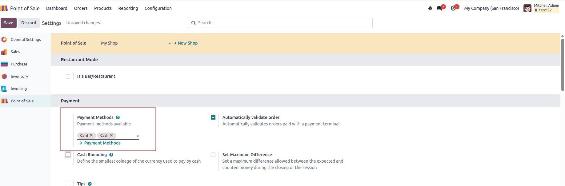 How to Configure the Retail Shop in Odoo 18 POS-cybrosys