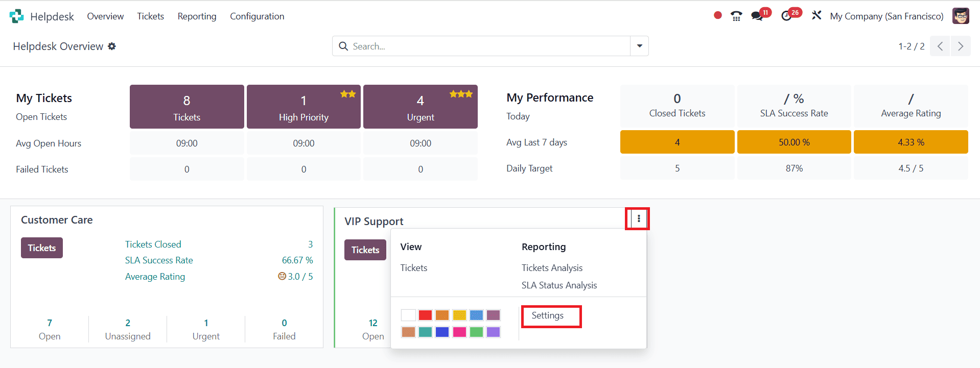 How to configure the SLA Policy in Odoo 18 Helpdesk-cybrosys